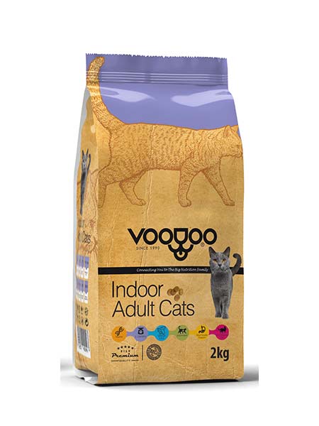 غذای خشک گربه بالغ وودوو Voodoo وزن 2 کیلوگرم