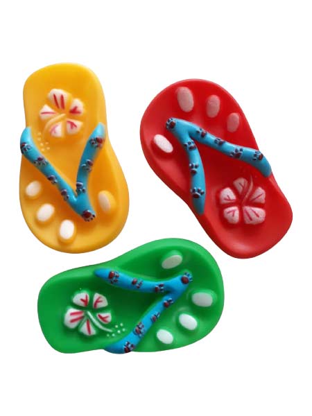 اسباب بازی دندانی سگ و گربه سوتک دار طرح دمپایی در3 رنگ