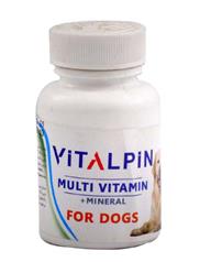 قرص مکمل مولتی ویتامین ویتالین سگ بسته 120 عددی | Vitalin-multivitamin-tablets-for-dogs-120-pcs