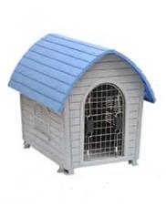 خانه سگ طرح سقف شیروانی همراه در فلزی قفل دار | Dog-house-with-a-gable-roof-design-with-a-locked-metal-door