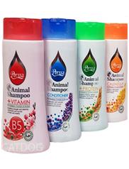 شامپو تخصصی حیوانات پرسا 4 مدل ویتامین و پروتئین دار  250 میل | Special-shampoo-for-stray-animals-with-vitamins-and-proteins-250-ml