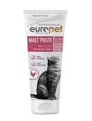 خمیر مالت گربه یوروپت در 4 طعم مختلف 100 گرم | Europet-cat-malt-paste-in-4-different-flavors